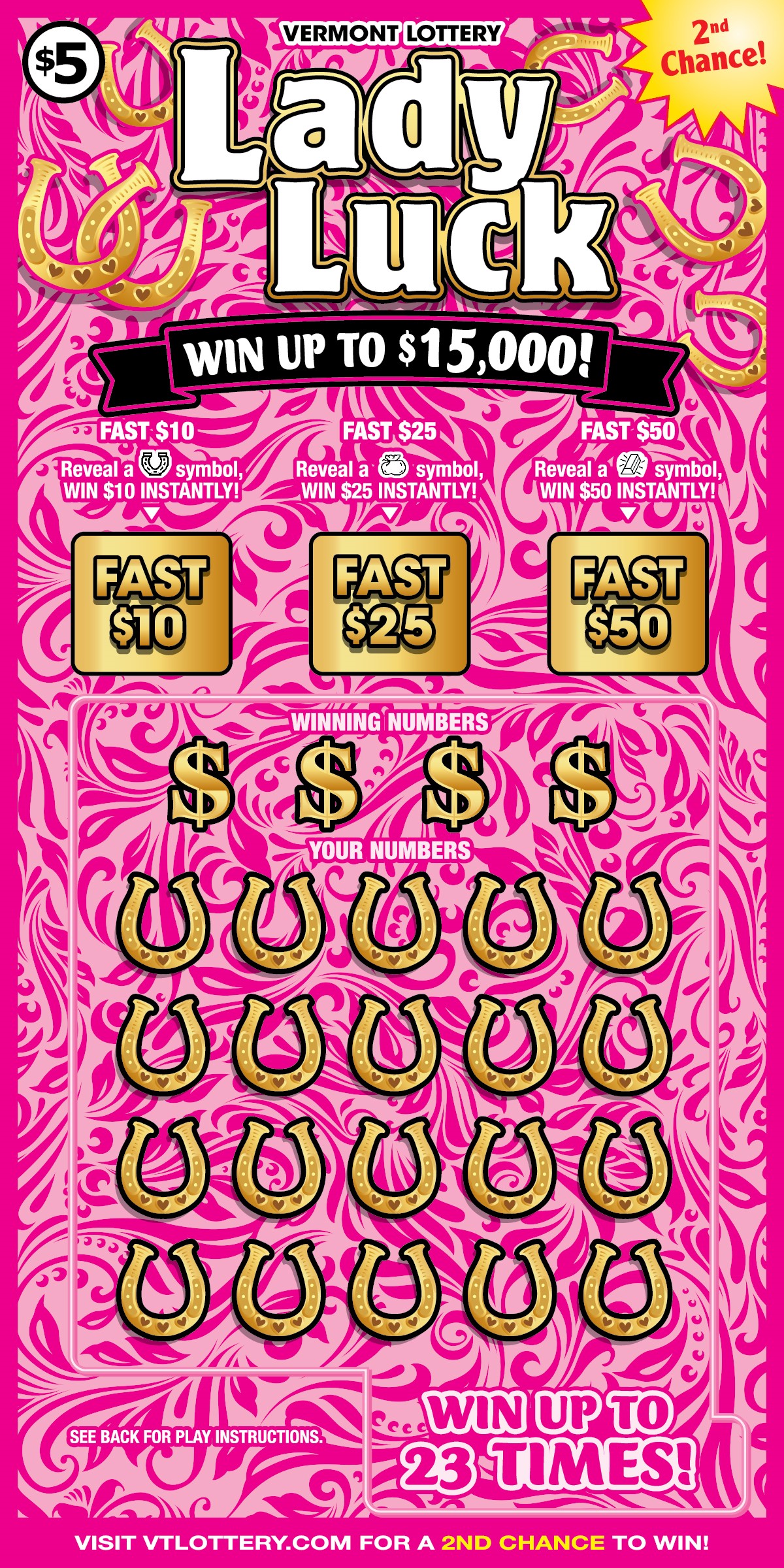 Mega Multiplier Cashword | Vermont Lottery